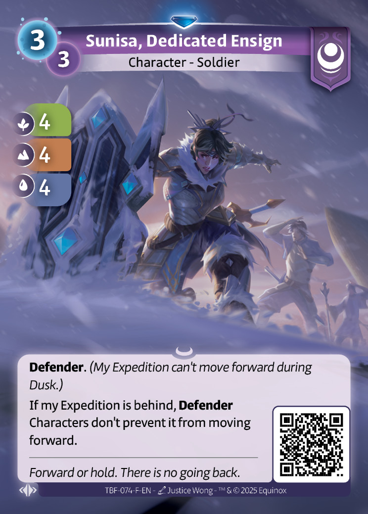 Sunisa, alférez entregada