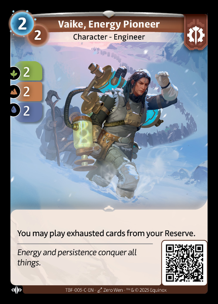 Vaike, pionera de la energía