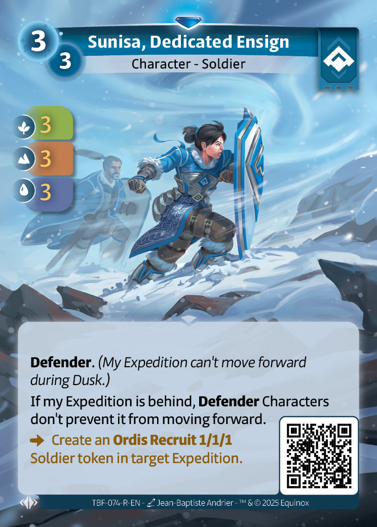 Sunisa, Dedicated Ensign