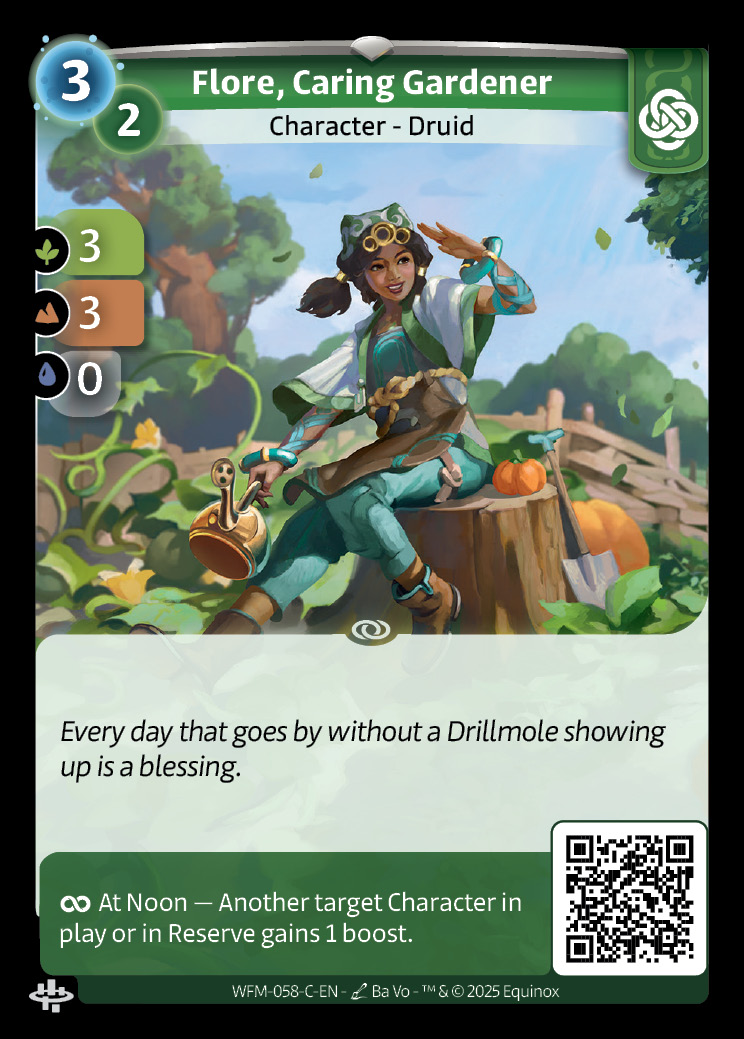 Flore, jardinera esmerada