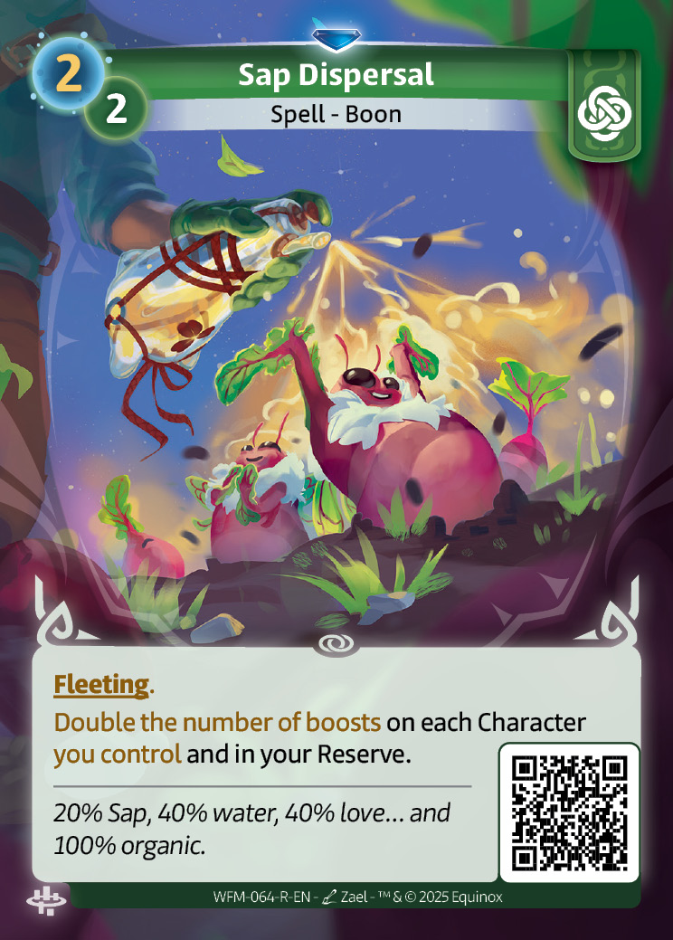 Dispersión de savia