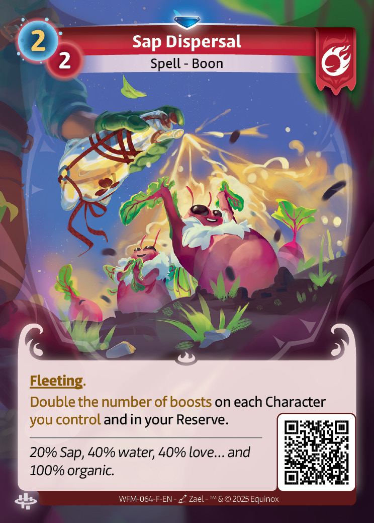 Dispersión de savia