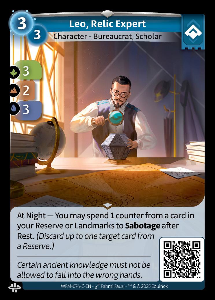 Leo, experto en reliquias