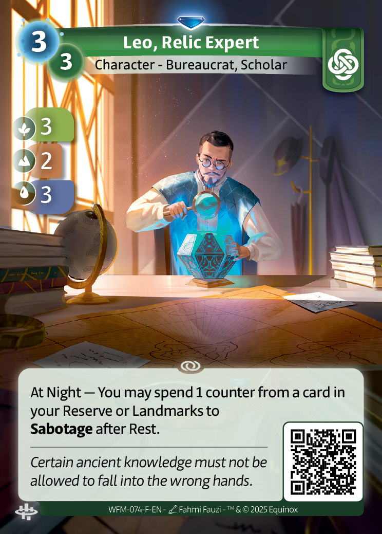 Leo, experto en reliquias