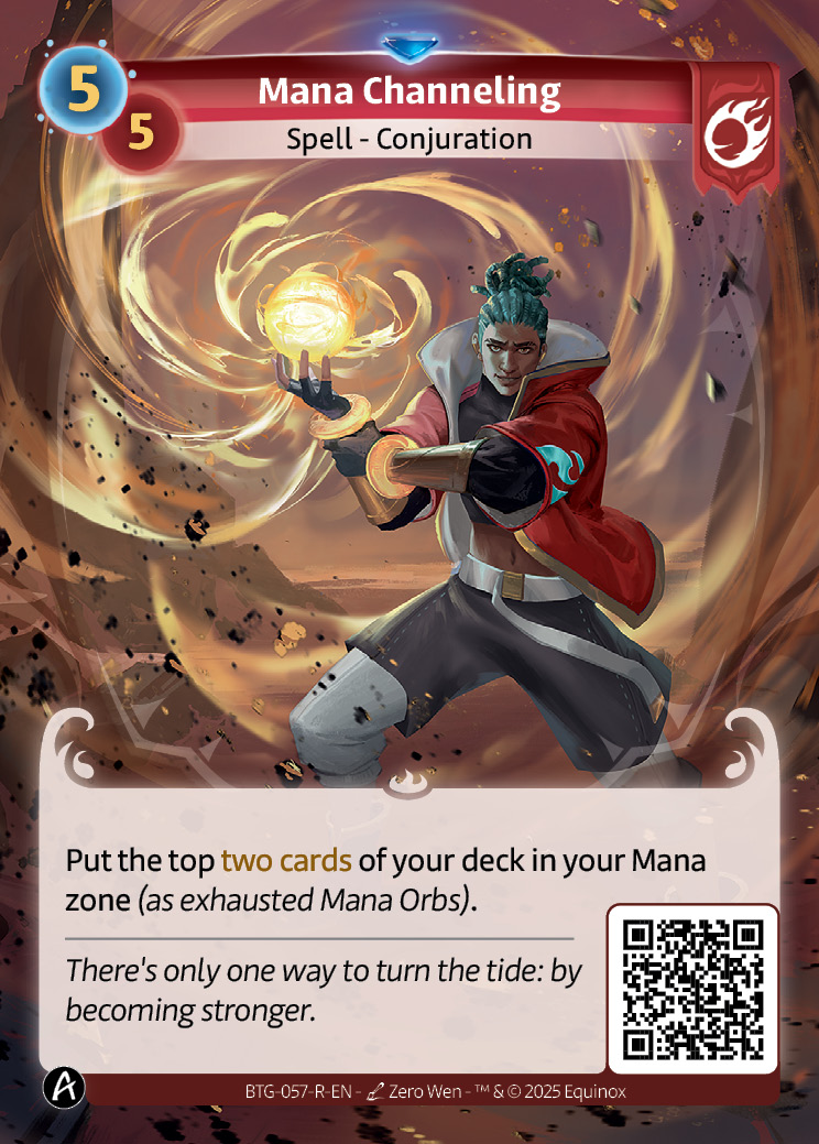 Canalización de maná