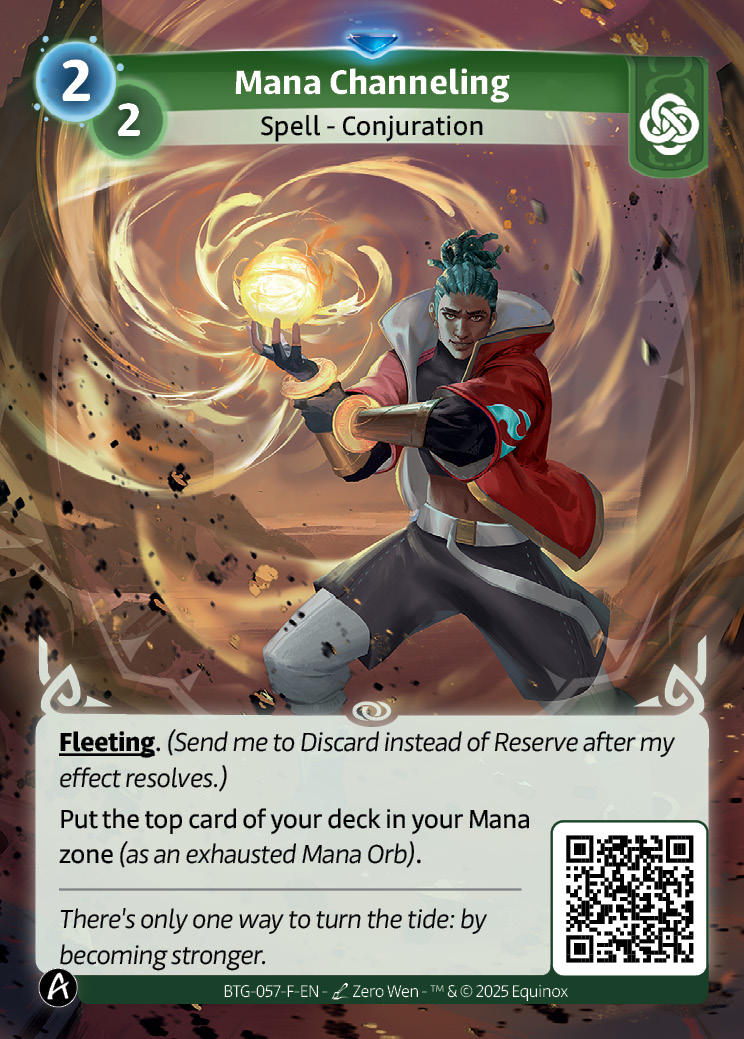 Canalización de maná