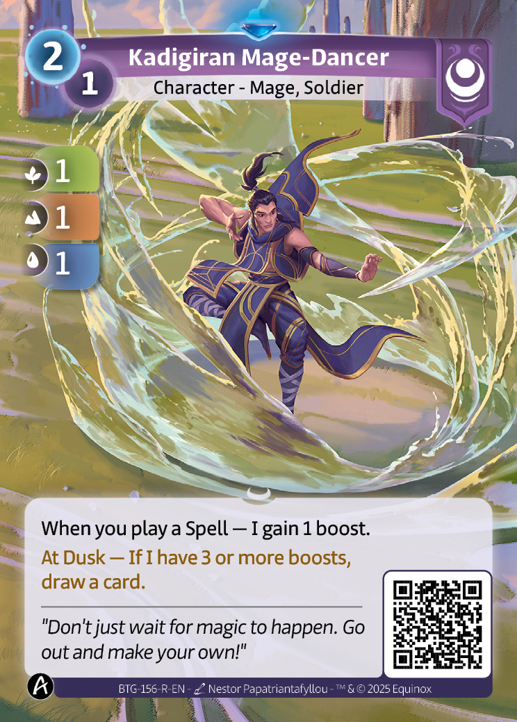 Mago danzante kadigirano