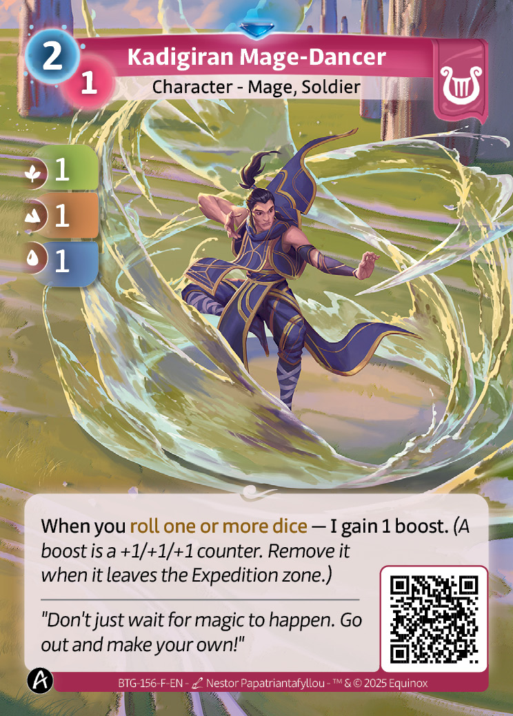 Mago danzante kadigirano