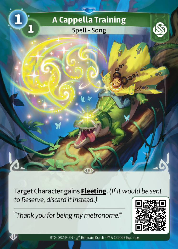 Entrenamiento de a capela