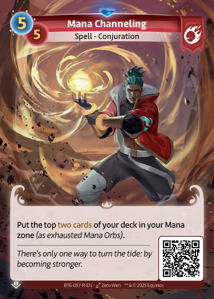 Canalización de maná