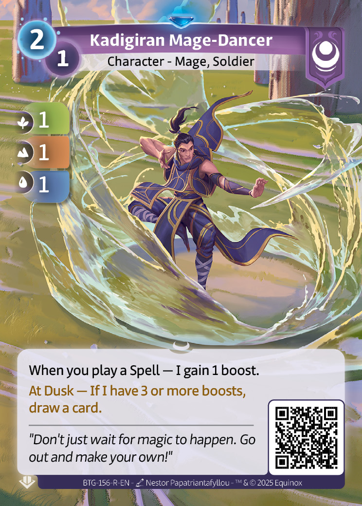 Mago danzante kadigirano