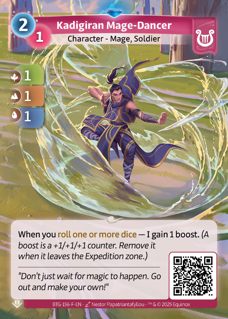 Mago danzante kadigirano