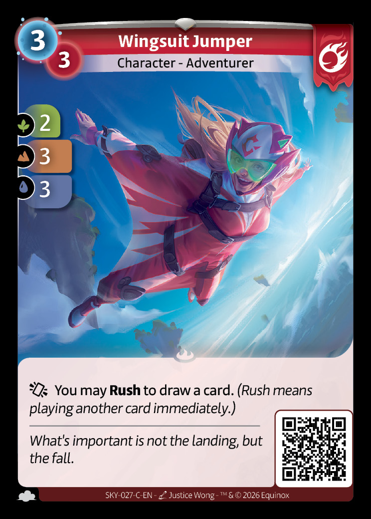 Parachutiste en Wingsuit