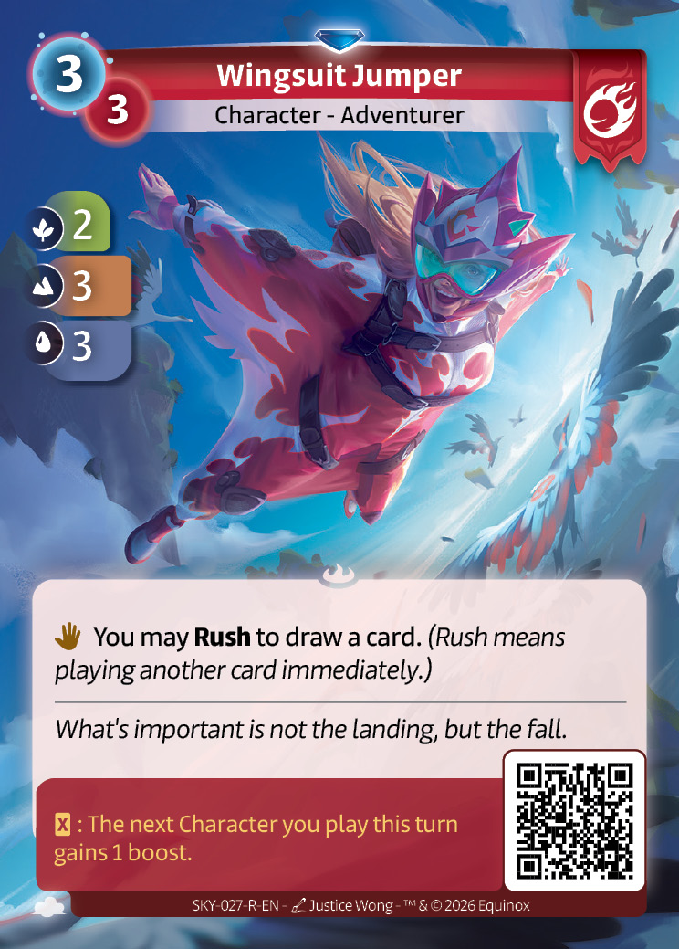 Parachutiste en Wingsuit