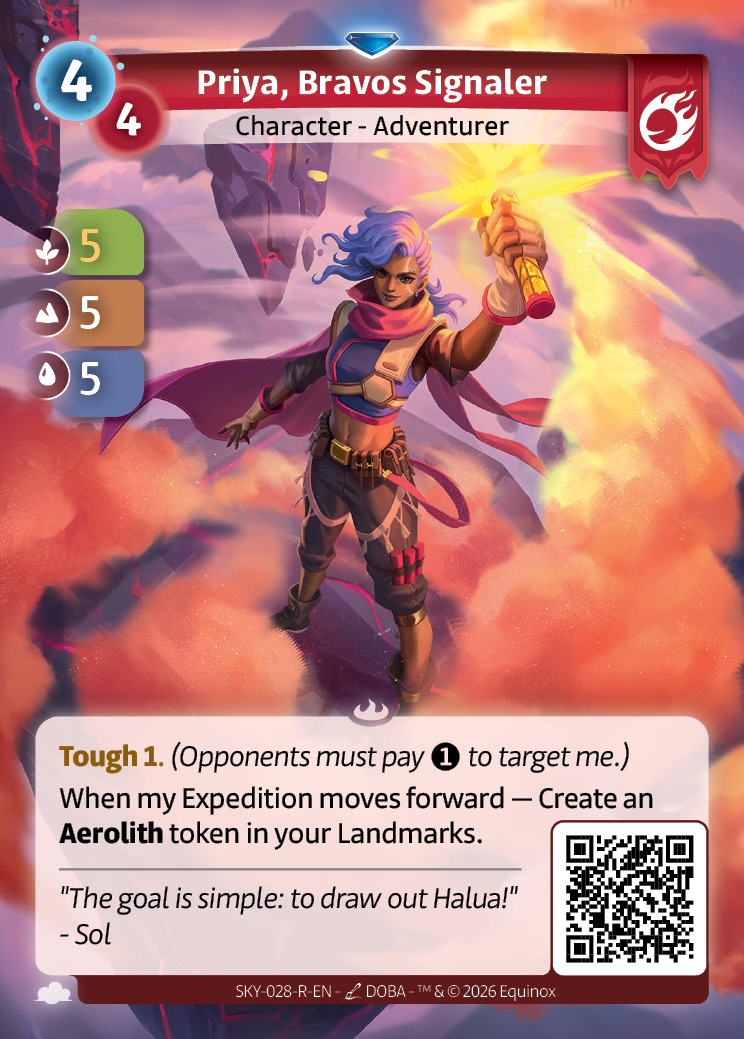 Priya, Signaleuse Bravos