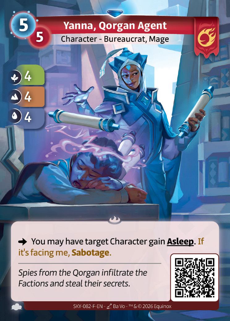 Yanna, Agent du Qorgan