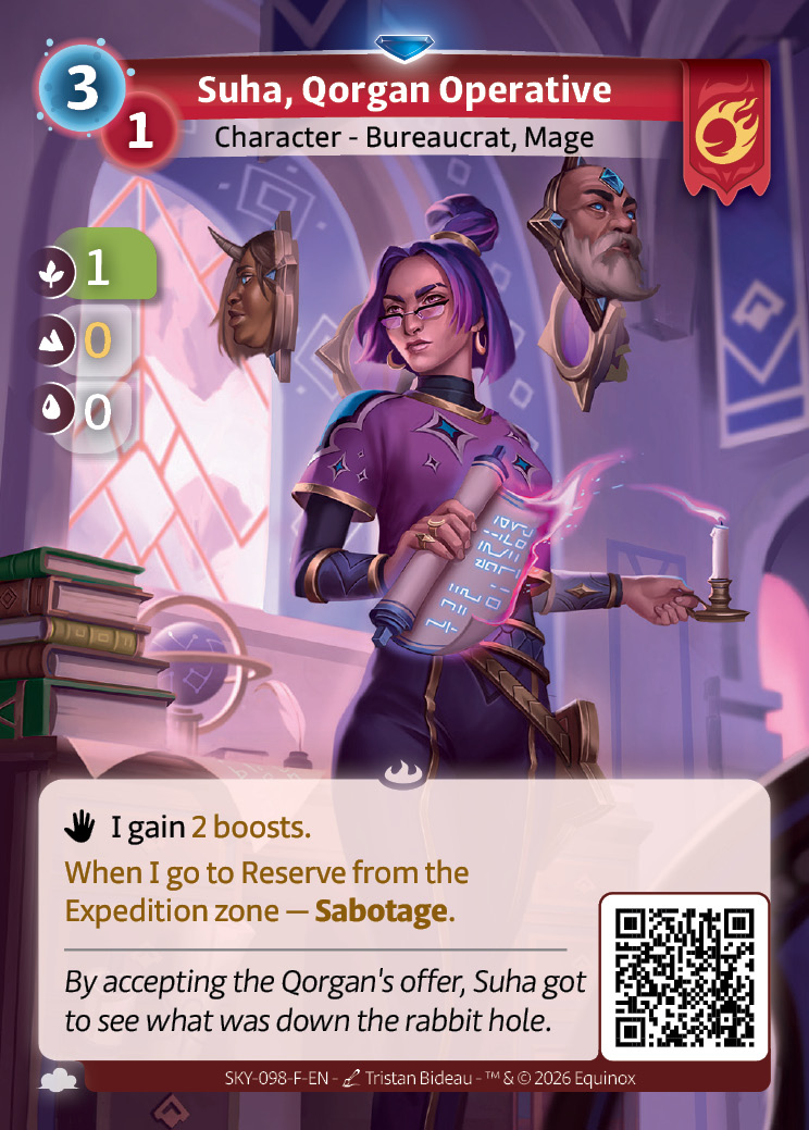 Suha, Opératrice du Qorgan