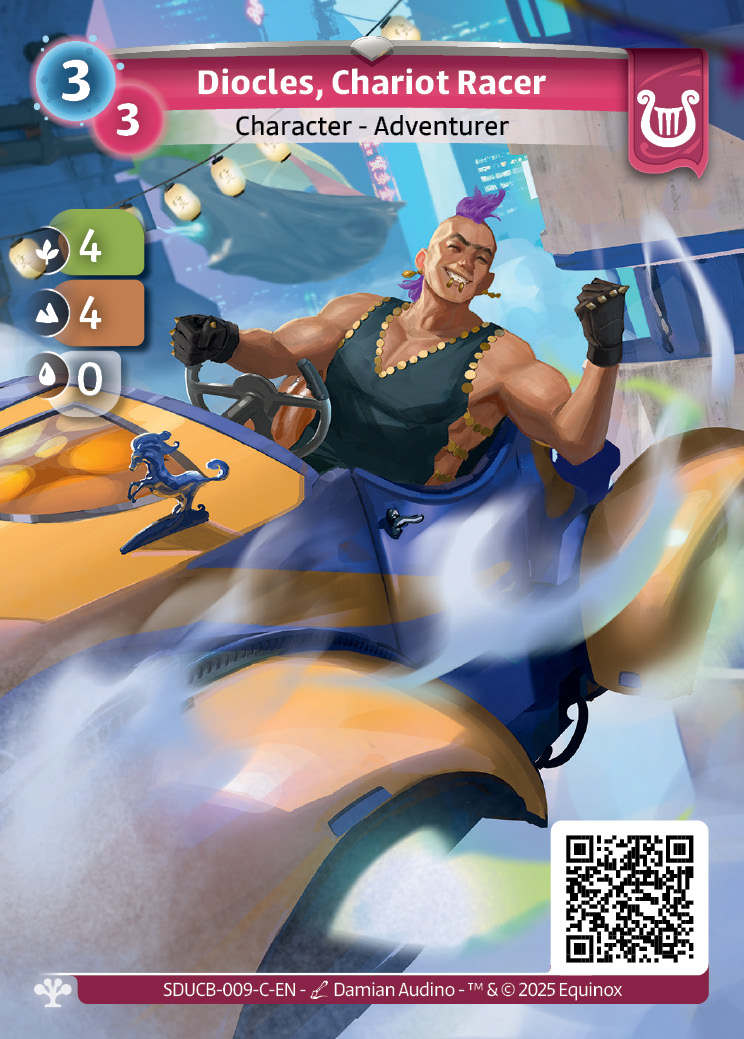 Diocles, piloto de competición