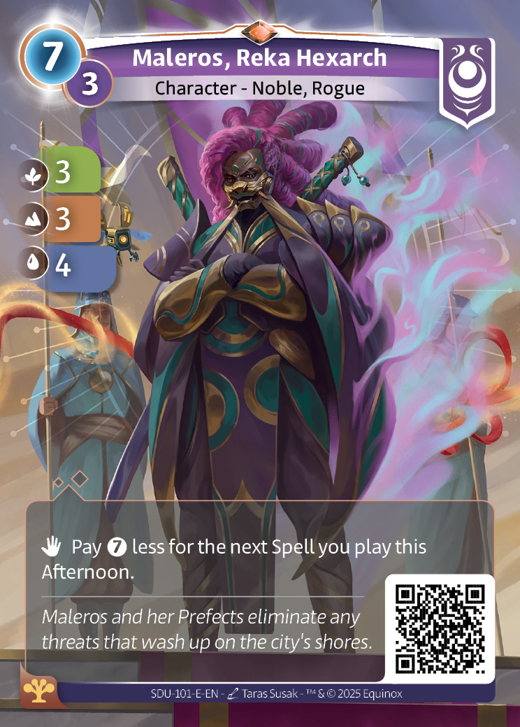 Maleros, Hexarque Reka