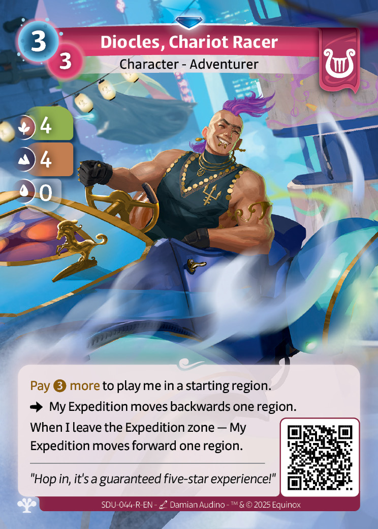 Diocles, piloto de competición