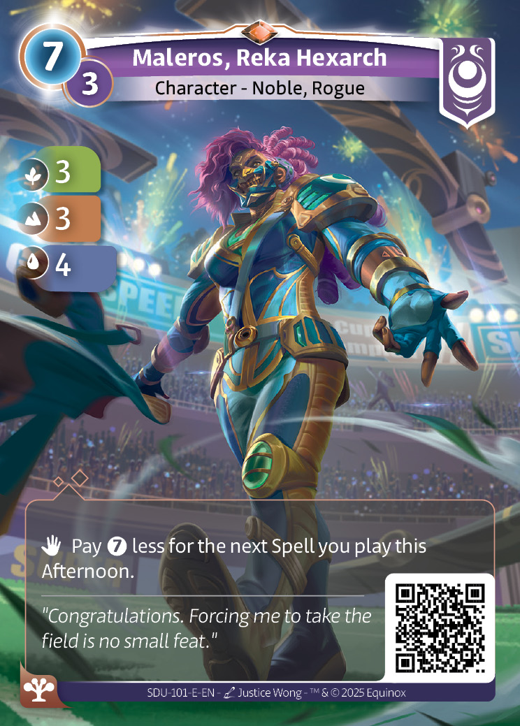 Maleros, Hexarque Reka