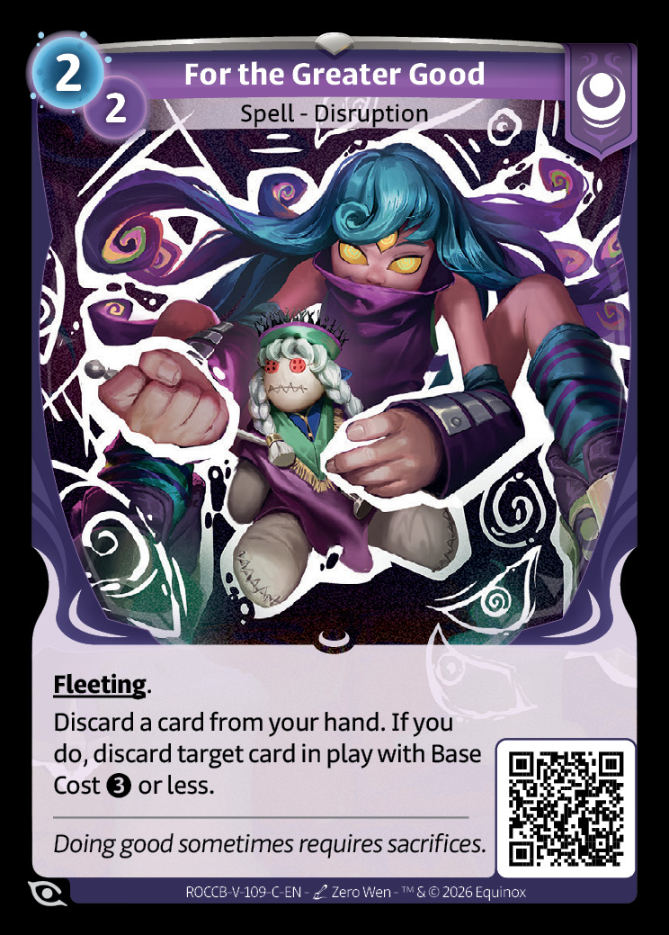 For the Greater Good