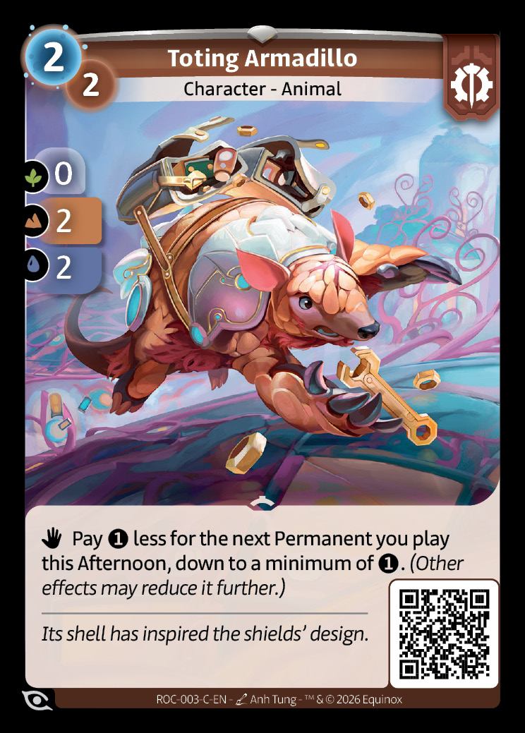 Toting Armadillo