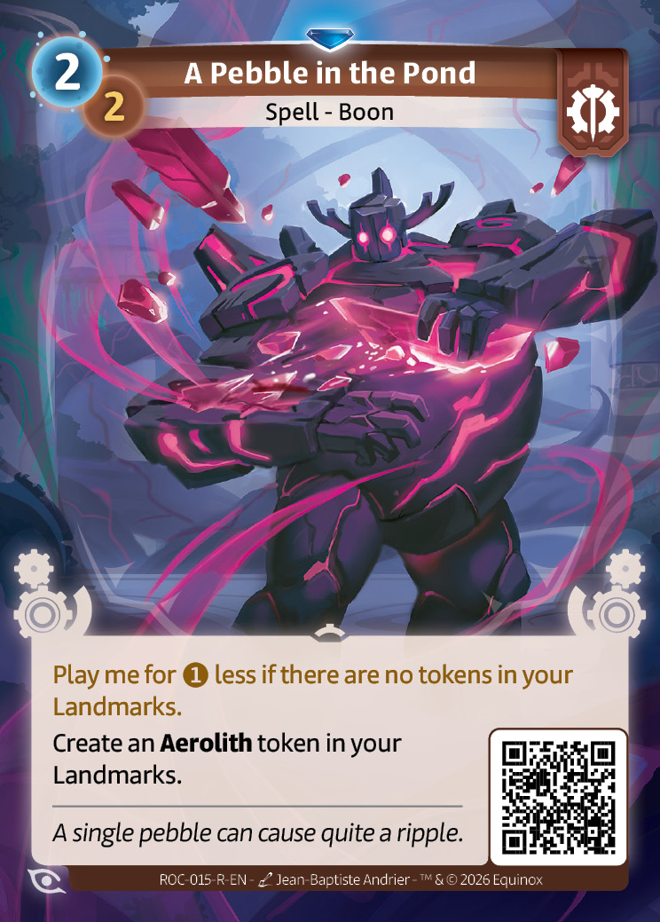 A Pebble in the Pond