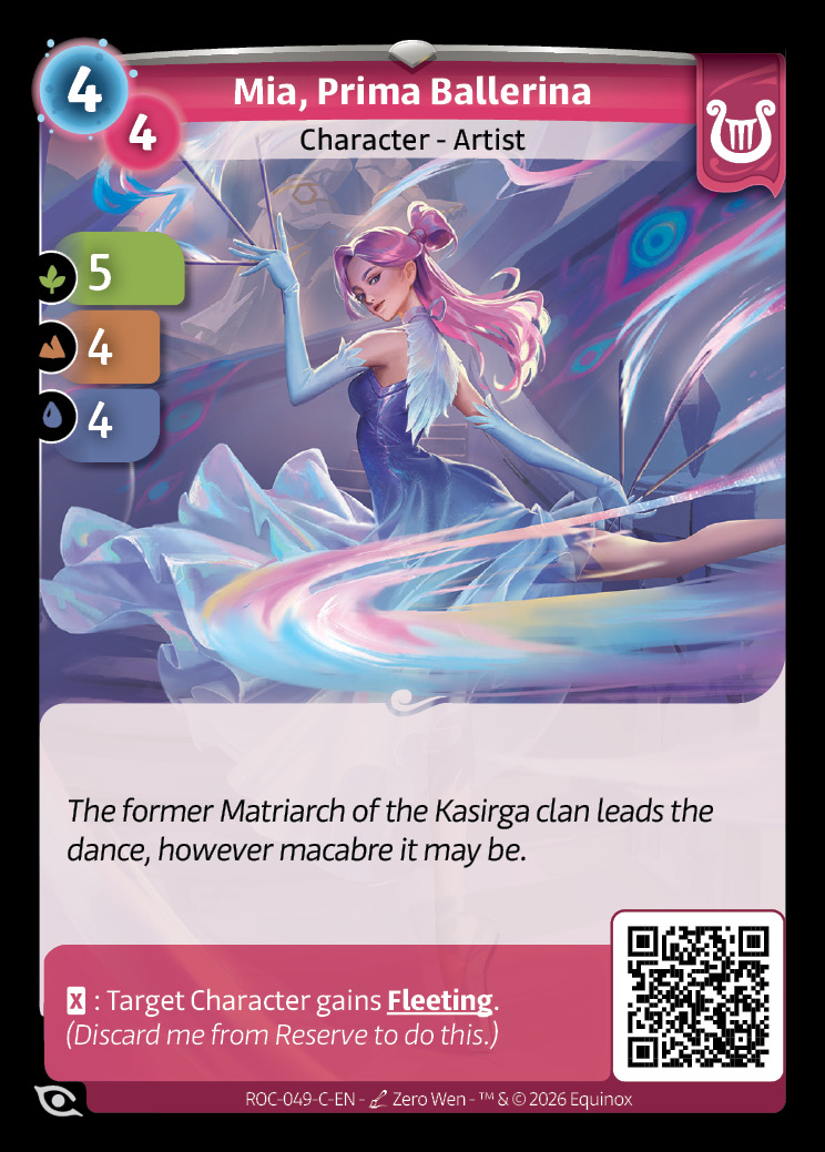 Mia, prima ballerina