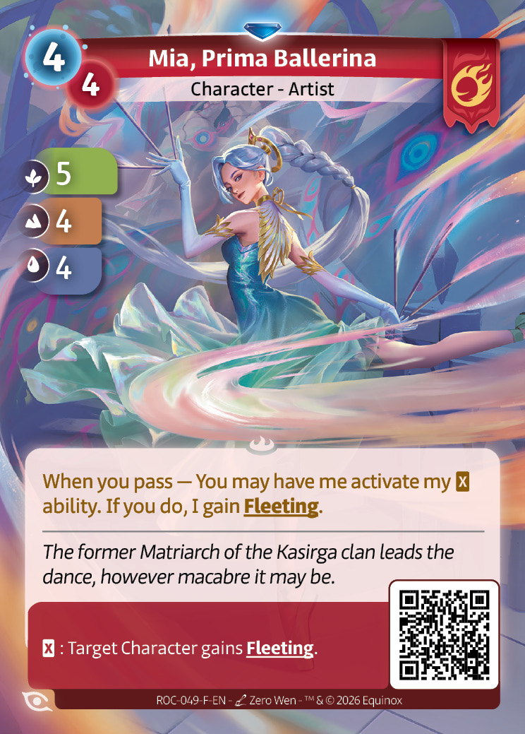 Mia, Prima Ballerina