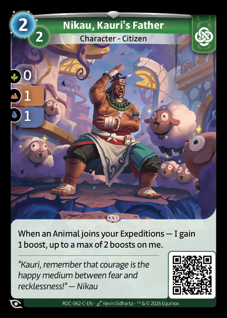 Nikau, padre de Kauri