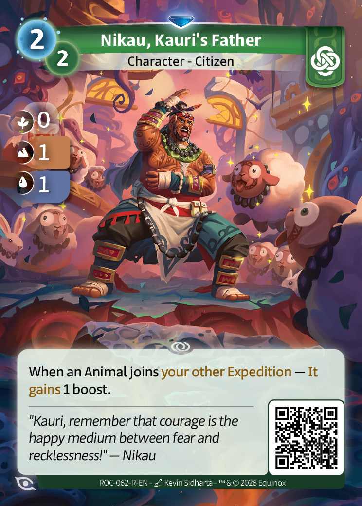 Nikau, padre de Kauri