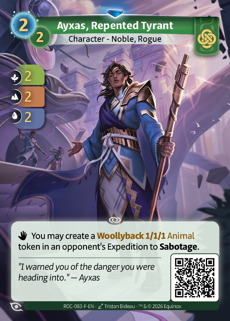 Ayxas, Tiranno Pentito